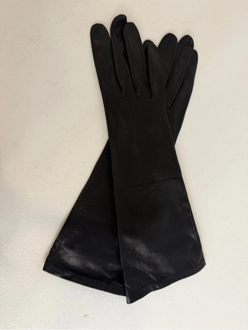 Vintage Christian Dior Black Opera Gloves Size 7½